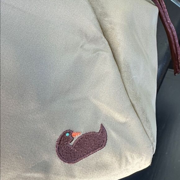 Dooney & Bourke Genuine Leather Nylon Shoulder Tote Purse,Excellent Condition - Picture 9 of 10